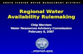 Regional Water Availability Rulemaking