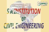 S A INSTITUTION  of  CIVIL ENGINEERING