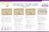 Instructional Strategy Lessons for Educators Series (ISLES) ELEM, MIDG, SPED  July 2013