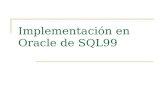 Implementación en Oracle de SQL99