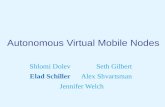 Autonomous Virtual Mobile Nodes