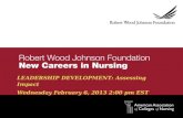LEADERSHIP DEVELOPMENT: Assessing Impact Wednesday February 6, 2013 2:00 pm EST