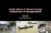 Health effects of Climate Change Initiatives in Bangladesh
