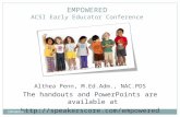 EMPOWERED ACSI Early Educator Conference