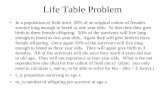 Life Table Problem