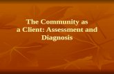 The Community as a  Client: Assessment and Diagnosis