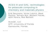 ACES III and SIAL: technologies for petascale computing in chemistry and materials physics