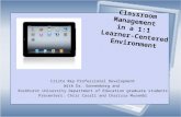 Classroom Management  in a 1:1  Learner-Centered Environment