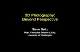 3D Photography: Beyond Perspective