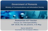 Government of Romania Ministry of Communications and Information Society