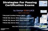 Strategies For Passing Certification Exams