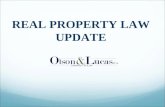 Real Property Law  Update