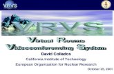 David Collados California Institute of Technology European Organization for Nuclear Research