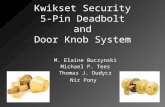 Kwikset Security 5-Pin Deadbolt  and  Door Knob System