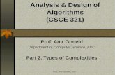 Analysis & Design of Algorithms (CSCE 321)