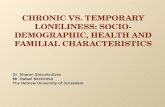 Chronic vs. Temporary Loneliness: Socio-demographic, health and familial characteristics