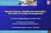 Marital Status, Health and Mortality: The Role of Living Arrangement