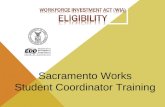 Sacramento Works Student Coordinator Training