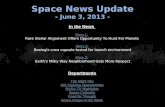 Space News Update - June 3, 2013 -