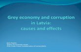 Grey economy and corruption in Latvia: causes and effects
