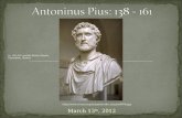 Antoninus  Pius: 138 - 161