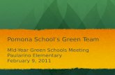 Pomona School’s Green Team
