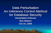 Data Perturbation An Inference Control Method for Database Security