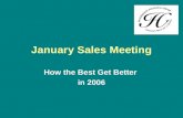 January Sales Meeting