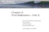 Chapter 6 IPv4 Addresses – Part 3