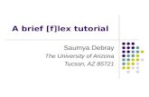 A brief [f]lex tutorial