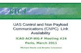 UAS Control and Non Payload Communications (CNPC)  Link Availability