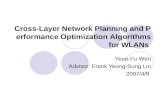 Cross-Layer Network Planning and Performance Optimization  Algorithms for WLANs