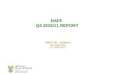 DAFF  Q4 2010/11 REPORT