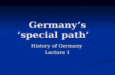 Germany’s ‘special path’