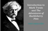 Introduction to Mark Twain and  The Adventures of Huckleberry Finn mark twain video