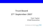 Tom Taylor  Chief Executive