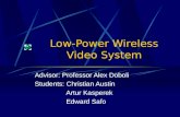 Low-Power Wireless Video System
