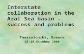 Interstate collaboration in the Aral Sea basin – success and problems