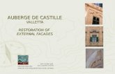 AUBERGE DE CASTILLE VALLETTA RESTORATION OF  EXTERNAL FACADES