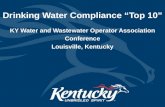 Drinking Water Compliance “Top 10”