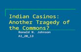 Indian Casinos: Another Tragedy of the Commons?