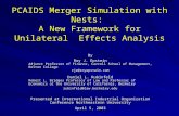 PCAIDS Merger Simulation with Nests:  A New Framework for Unilateral  Effects Analysis