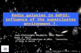 Radio galaxies in 6dFGS: influence of the supercluster environment ?