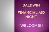 Baldwin Financial Aid Night