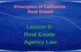 Lesson 8:  Real Estate  Agency Law