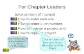 For Chapter Leaders