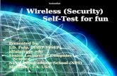 Wireless (Security)        Self-Test for fun