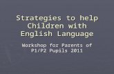 Strategies to help Children with English Language