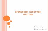 Sponsored Remitted Tuition