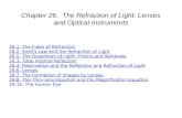 Chapter 26.  The Refraction of Light: Lenses and Optical Instruments